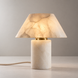 Clara Alabaster Cone Table Lamp