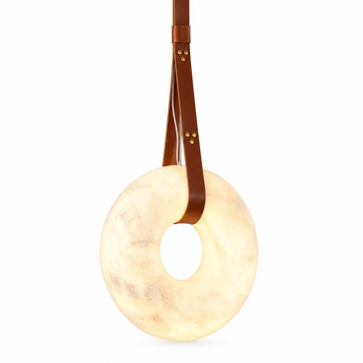 Tullia Alabaster Ring Pendant Light