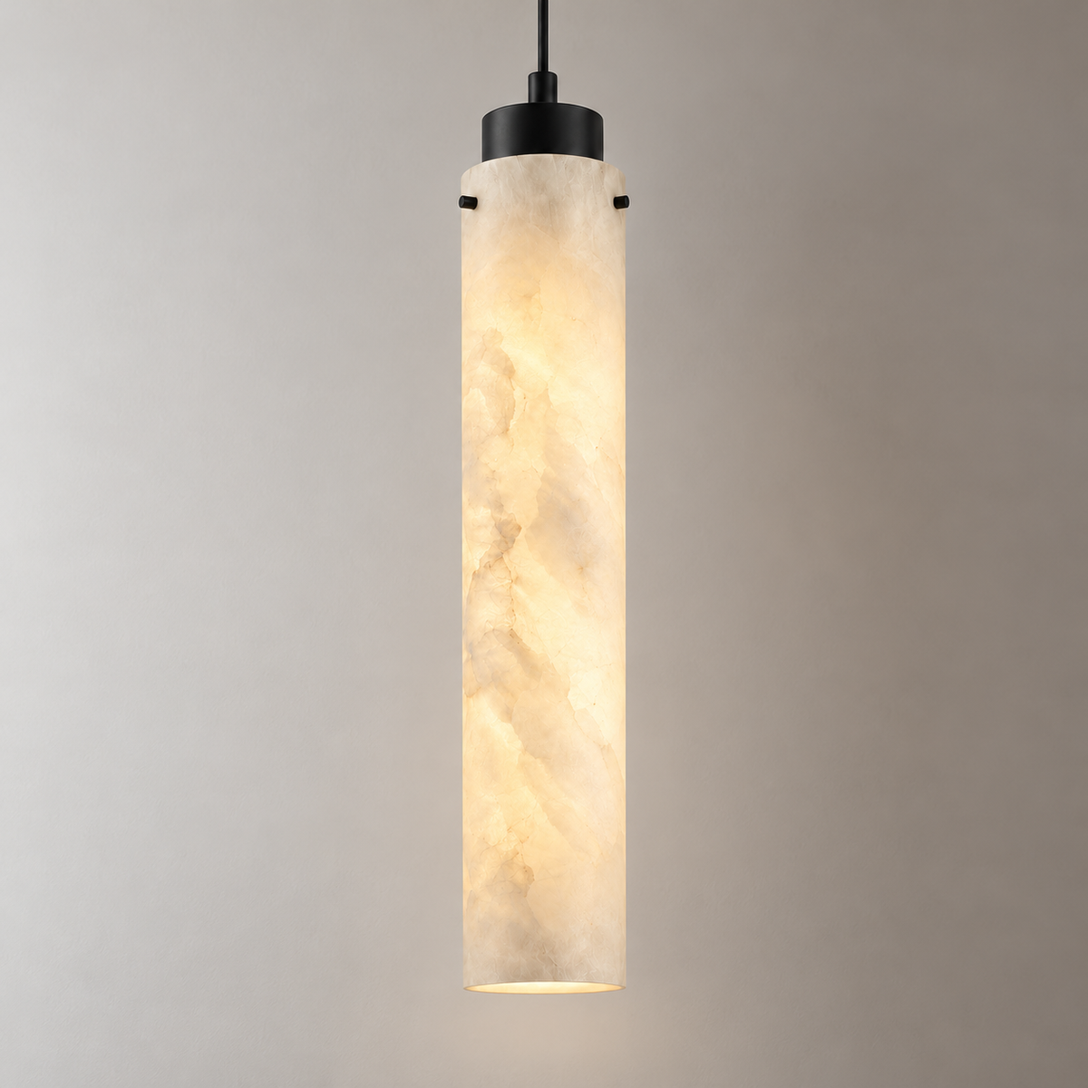Brina Alabaster Column Pendant Light